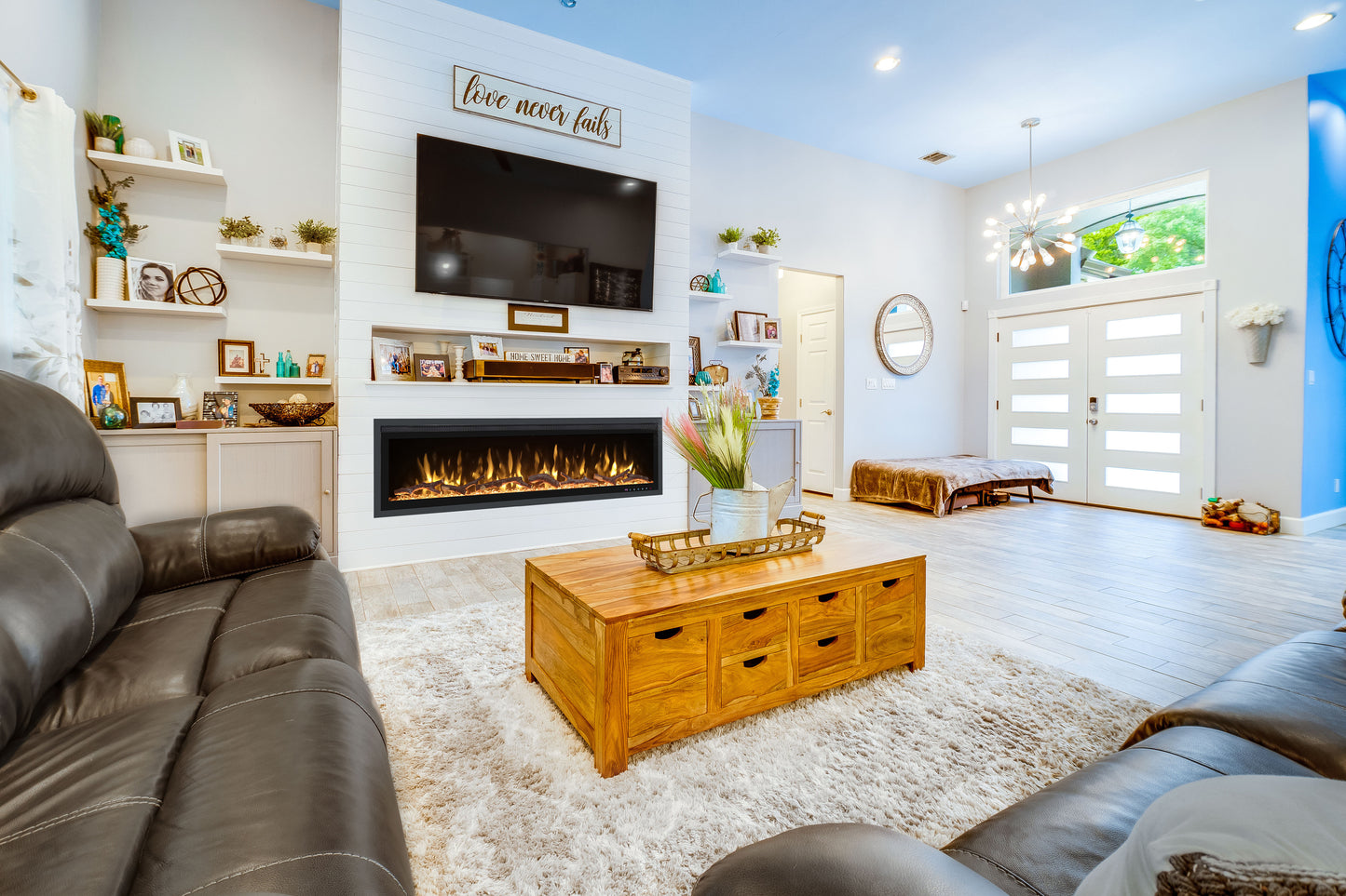 Real Flame Electric Fireplace Insert