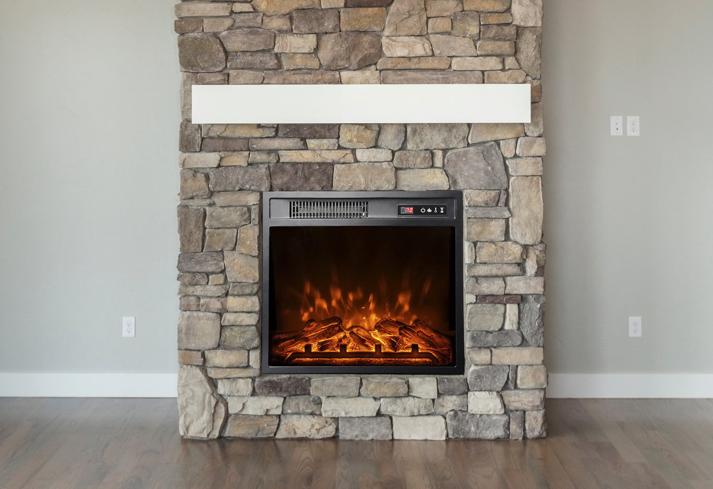 Wall Mounted Electric Fireplace Insert