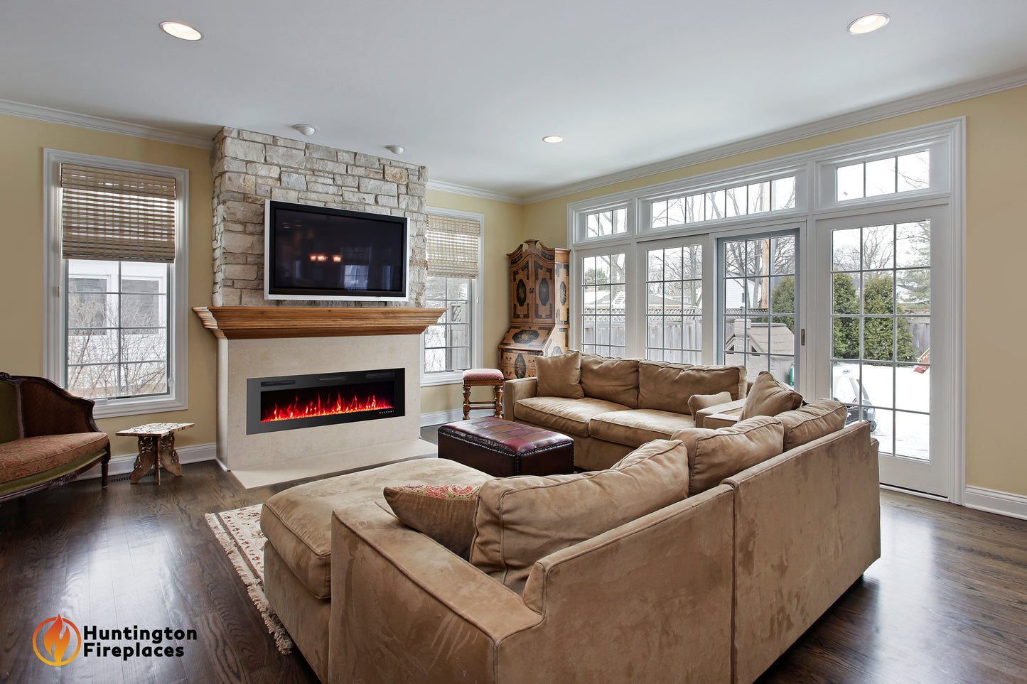 Polaris Series 70”Wall Mount Electric Fireplace